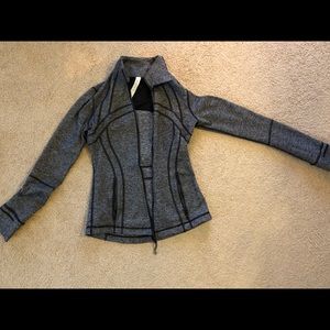 Lululemon define jacket in charcoal